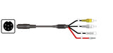 1122-1 - CÂBLE ADAPTATEUR MÂLE 6 BROCHES VERS RCA MÂLE