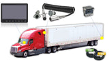 V360K7 - 7'' MONITOR WITH A HEATED BACKUP CAMERA AND A CURL CABLE KIT FOR TRUCK AND TRAILER