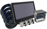 V360K4 - 7'' QUAD MONITOR WITH 4 HIGH SHOCK-RESISTANT CAMERAS AND WATERPROOF CABLES