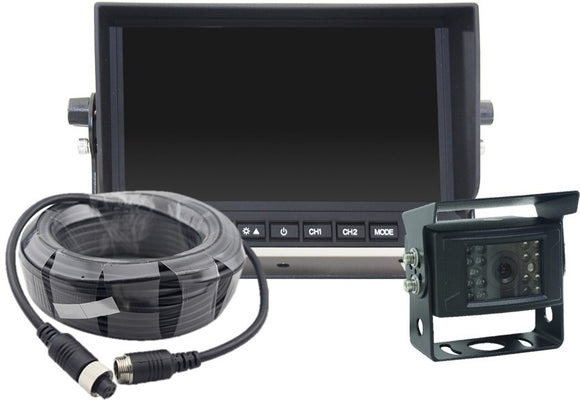 V360K51 - 7'' MONITOR WITH A 170° BACKUP CAMERA AND WATERPROOF CABLE